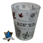 Frosted famous Montreal Sites Shot glass