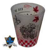 Frosted famous Montreal canada Shot glass