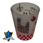 Frosted famous canada Shot glass