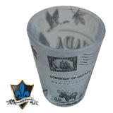 Frosted famous canada Shot glass