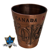 Canada metal Maple Shot glass