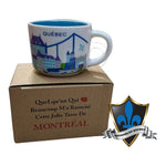 Tasse à expresso scène québécoise.