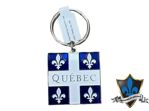 Quebec flag  Keychain.