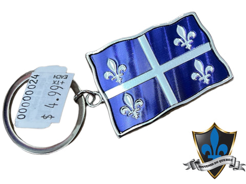 Quebec Flag Keychain