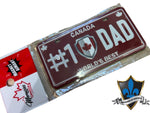 Canada #1 Dad metal Magnet.