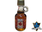 Bouteille de sirop d'érable canadien de 40 ml.