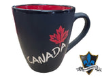 Black red canada Mug 11OZ.