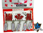 Montreal Canada Magnet with 5 Charms