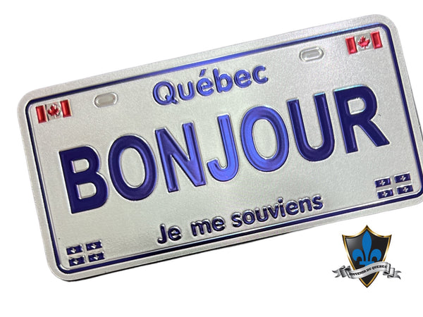 Bonjour silver shinning Magnet