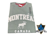 Montreal Arch Moose Applique On Adult Tee.