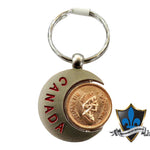 Canada lucky penny key ring