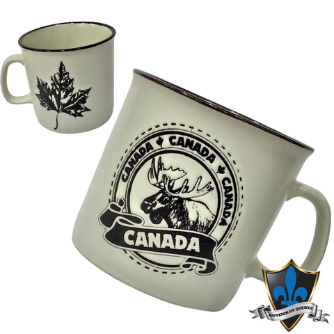 Tasse canadienne à l'ancienne.