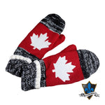 Moufles grises CANADA MAPLE LEAF.