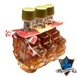 3 X 50 Ml Canadian Maple syrup Maple Leaf Shaped Bottles