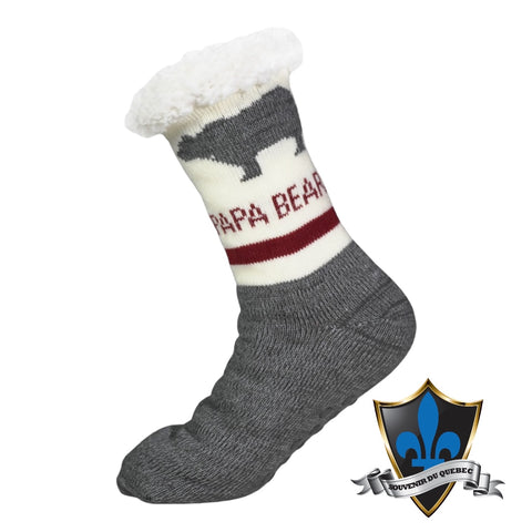 Papa Bear Adult Warm Socks.