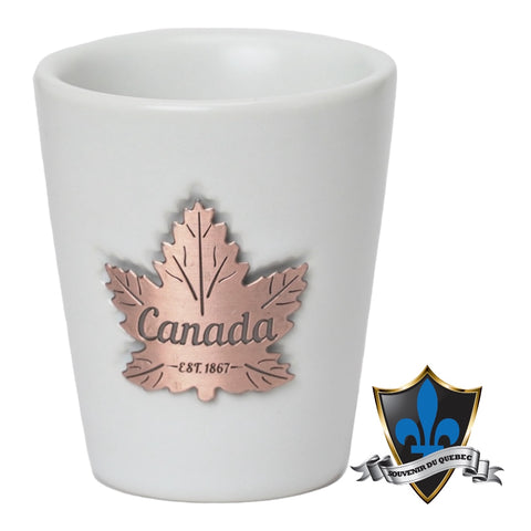 Canada ceramic copper Shotglass