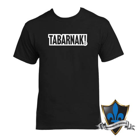 T-SHIRT BASIQUE POUR ADULTE TABARNAK!