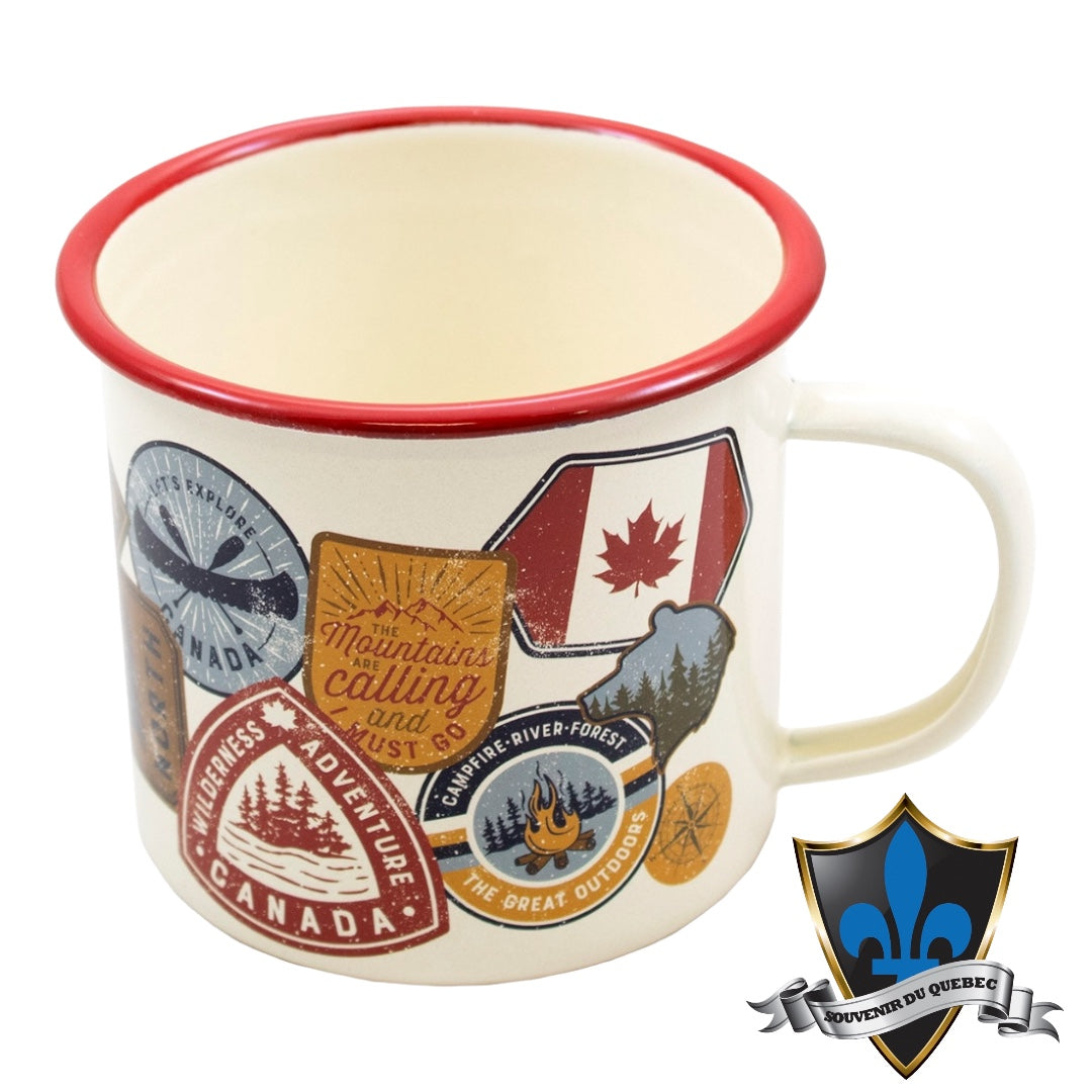 Canada Camping and Travel Tin Cup.