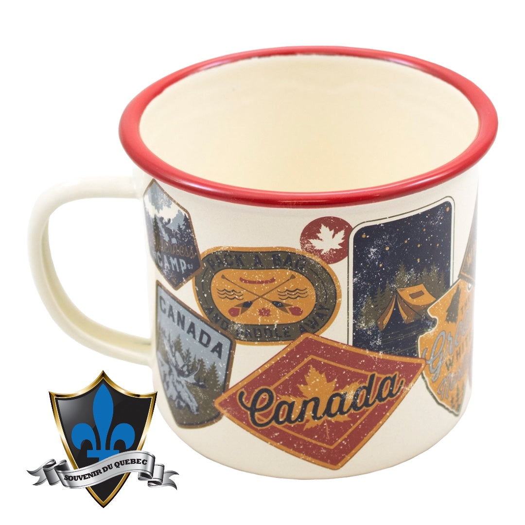 Canada Camping and Travel Tin Cup.