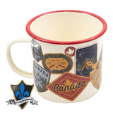 Canada designs Camping and Travel Tin Cup.