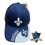 Chapeau marine drapeau du Québec.