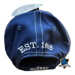 Chapeau marine drapeau du Québec.