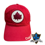 Écusson de la casquette du Canada brodé d'une feuille.