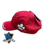 Casquette patch Canada feuille brodée.