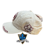 Canada patch cap embroidered leaf.