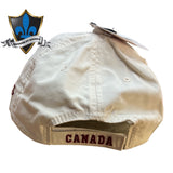 Écusson de la casquette du Canada brodé d'une feuille.