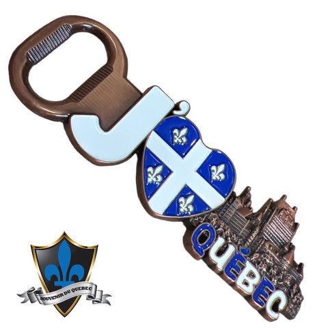 Quebec city bottle opener magnet.