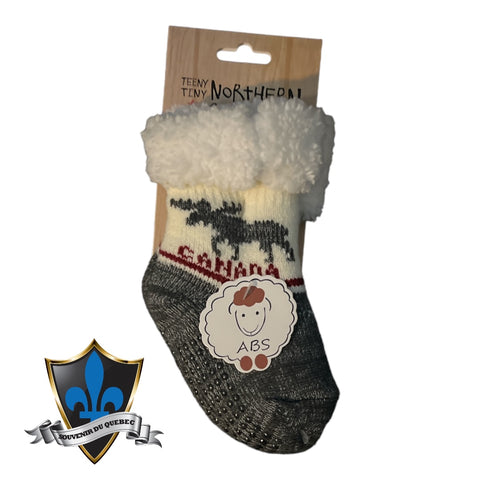 Canadian  Baby Moose Socks.