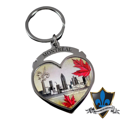 Montreal CANADA Heart KEYRING.