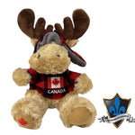 Moose With plaid Canada Hoodie 7'.