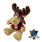 Moose With plaid Canada Hoodie 7'.