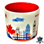 Montreal Canada colurfull scene expresso mug.