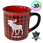 Canada plaid Moose Mug.