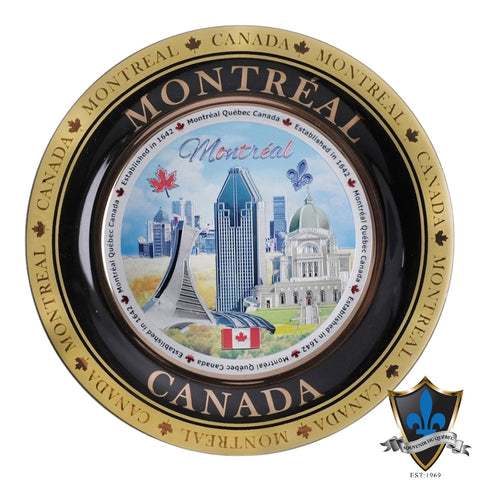 Scenic Montreal ceramic plate 4.5inches.