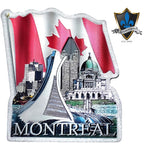 Montreal city vintage magnet