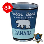 Canadian polar bear Shot glass