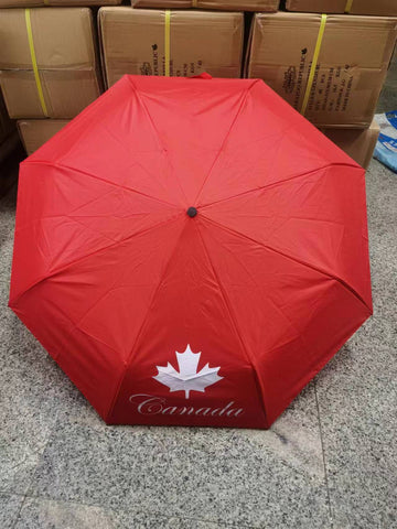 Feuille du Canada Parapluie rouge.