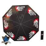 Canada leaf North face umbrella.