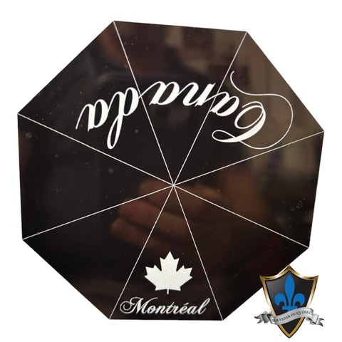 Montreal Canada leaf umbrella.