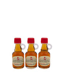 5 X  40 ml Turkey Hill Canadian Maple syrup Maple Leaf Shaped Bottles