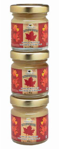 3 bottles of 45 g Pure Canadian Maple Butter.