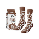 Chaussettes habillées au lait au chocolat