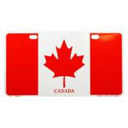 Canada  flag license plate 6X12.