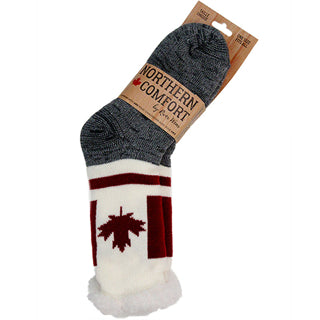 Adult Canadian Maple leaf   Socks.