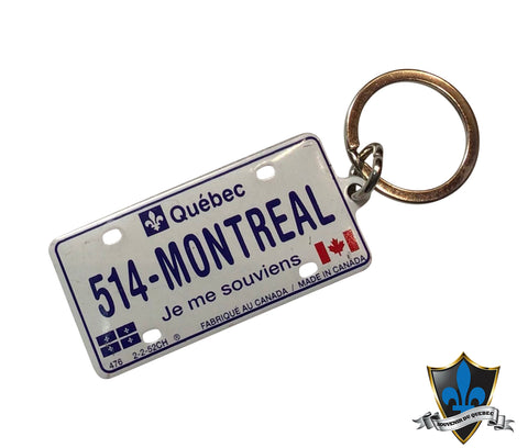 Montreal 514  Key Ring .