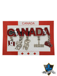 Canada Magnet with 5 Canadian Charms - Souvenir Du Quebec, Maple Syrup, Souvenirs, Montreal